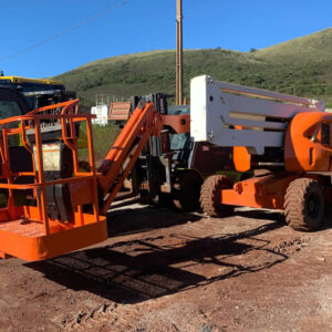 Especificações Plataforma Elevatória Articulada JLG 450AJ 2008 com alcance de 15metros disponível para venda